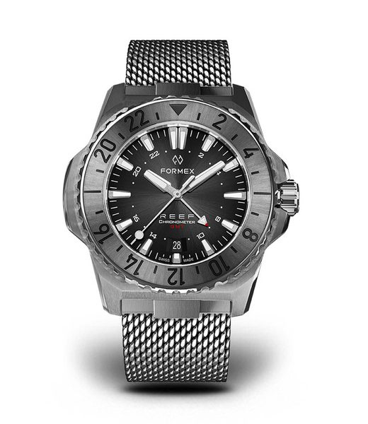 Formex Reef GMT Automatic Chronometer Black Dial with Red GMT