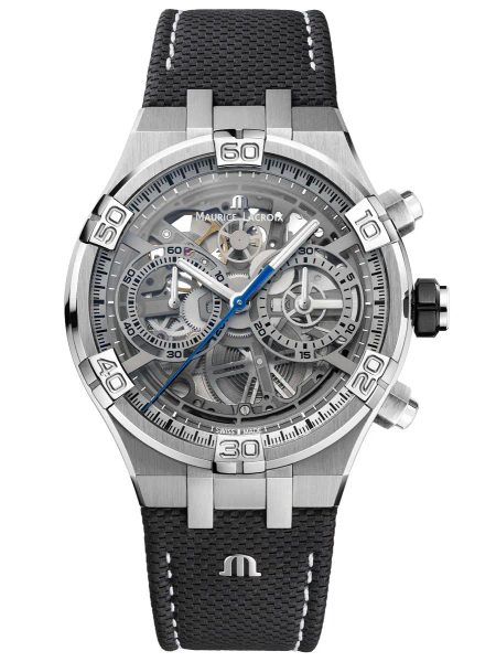 Levně Maurice Lacroix Aikon Automatic Skeleton Chronograph AI6098-SS001-090-1 + 5 let záruka, pojištění a dárek ZDARMA