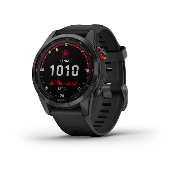 Levně Garmin Fenix 7S Solar Gray / Black Silicone Band - 010-02539-13 + 5 let záruka, pojištění a dárek ZDARMA