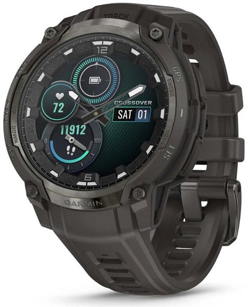 Levně Garmin Instinct® Crossover AMOLED Charcoal 010-03398-00