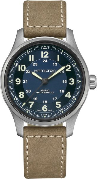 Hamilton Khaki Field Titanium Auto H70545540 + 5 let záruka, pojištění a dárek ZDARMA