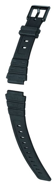 Řemínek Hirsch Inline (NO QR) - černý - 18 mm - L – Standardní délka (doporučujeme) - 16 mm - Černá
