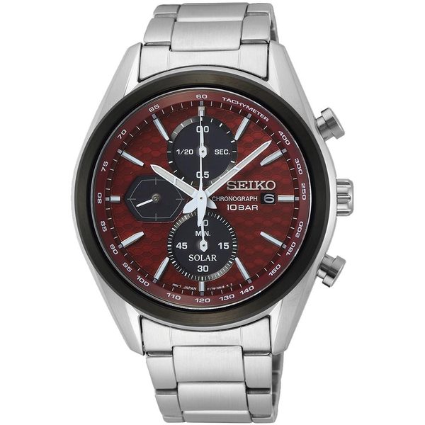 Levně Seiko Solar Chronograph SSC771P1 Macchina Sportiva + 5 let záruka, pojištění a dárek ZDARMA