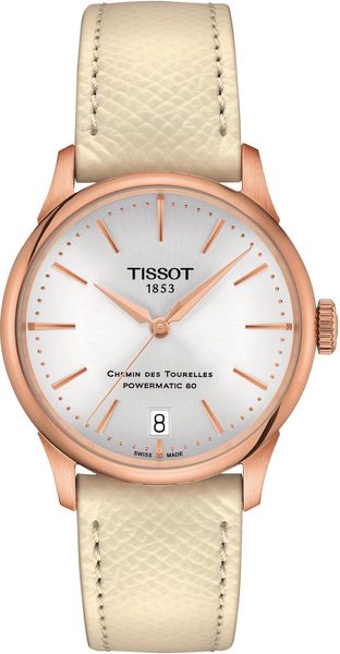 Levně Tissot Chemin des Tourelles Automatic 34mm T139.207.36.031.00 + 5 let záruka, pojištění a dárek ZDARMA