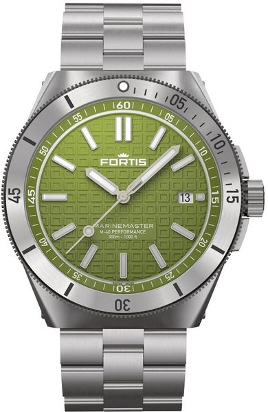 Levně Fortis Marinemaster M-40 Woodpecker Green F8120008 + 5 let záruka, pojištění a dárek ZDARMA