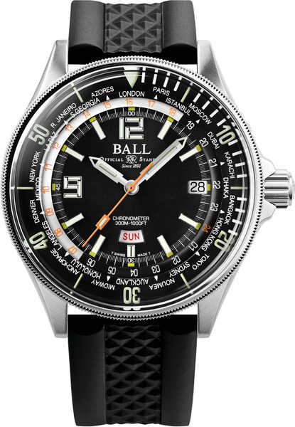 Ball Engineer Master II Diver Worldtime Limited Edition COSC DG2232A-PC-BK + 5 let záruka, pojištění a dárek ZDARMA