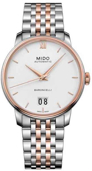 Levně Mido Baroncelli Big Date M027.426.22.018.00 + 5 let záruka, pojištění a dárek ZDARMA