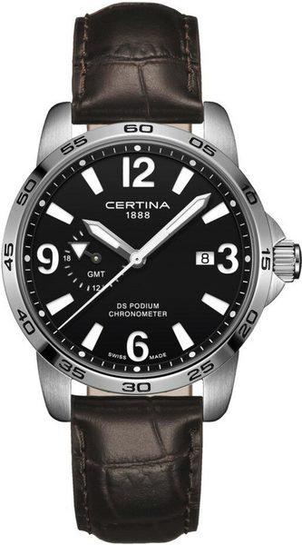 Certina DS Podium GMT C034.455.16.050.00 + 5 let záruka, pojištění a dárek ZDARMA