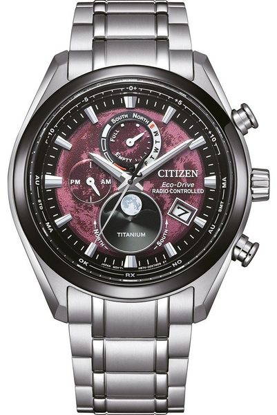 Citizen Eco-Drive Radio Controlled Tsukiyomi Moonphase Super Titanium BY1018-80X + 5 let záruka, pojištění a dárek ZDARMA