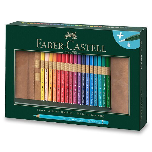 Levně Sada Akvarelové pastelky Faber-Castell Albrecht Dürer v pouzdře - 30 barev 0086/1175300 + 5 let záruka, pojištění a dárek ZDARMA