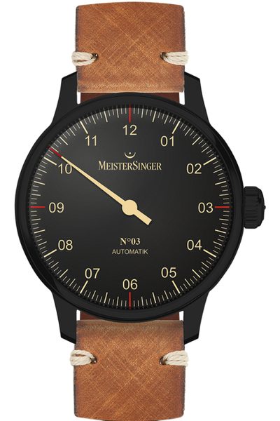 MeisterSinger N°03 Black Line AM902BL