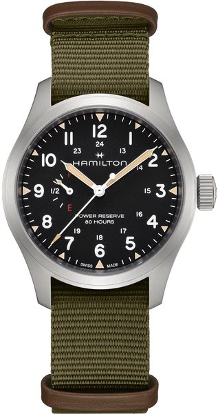 Levně Hamilton Khaki Field Mechanical Power Reserve H69509930