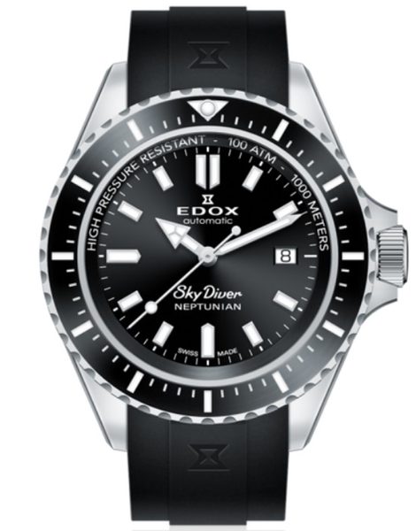 EDOX Skydiver Neptunian Automatic 80120-3NCA-NIN + 5 let záruka, pojištění a dárek ZDARMA