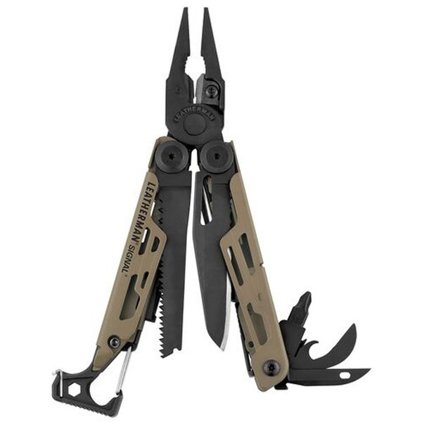 MultiTool Leatherman Signal Coyote Tan 832404 + 5 let záruka, pojištění a dárek ZDARMA