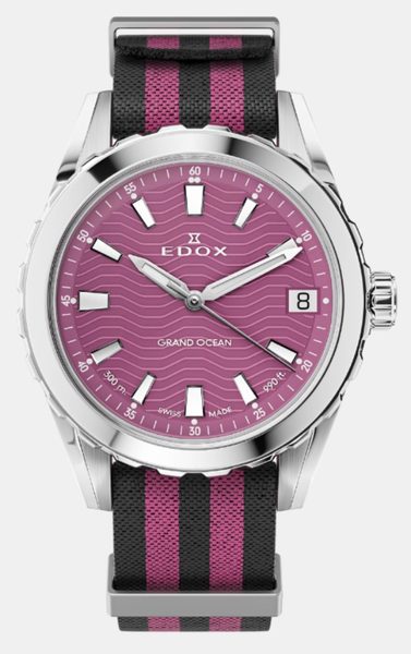 Levně EDOX Grand Ocean Date - Ladies 53103-3NAVN-VION