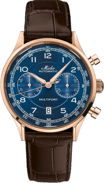 Levně Mido Multifort Patrimony Chronograph M040.427.36.042.00 + 5 let záruka, pojištění a dárek ZDARMA