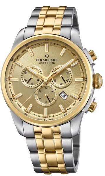 Levně Candino Gents Sport Chrono C4699/2 + 5 let záruka, pojištění a dárek ZDARMA