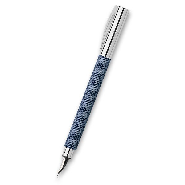 Levně Plnicí pero Faber-Castell Ambition OpArt Deep Water 0021/14712 - hrot F (slabý) + 5 let záruka, pojištění a dárek ZDARMA