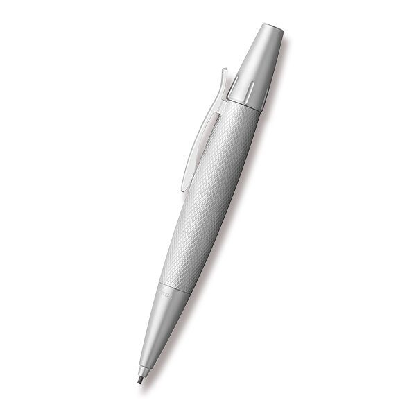 Mechanická tužka Faber-Castell E-Motion Pure Silver 0041/1386760 + 5 let záruka, pojištění a dárek ZDARMA