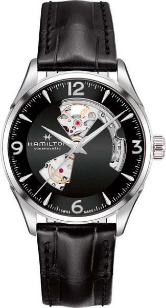 Hamilton Jazzmaster Open Heart Auto H32705731 + 5 let záruka, pojištění a dárek ZDARMA