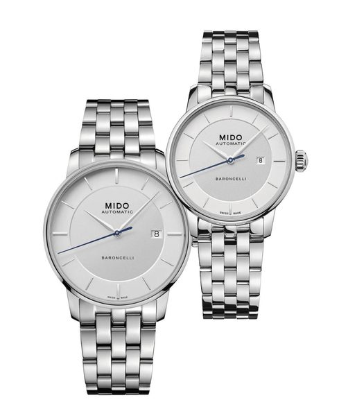 Levně SET Mido Baroncelli Signature M037.407.11.031.00 a M037.207.11.031.00 + 5 let záruka, pojištění a dárek ZDARMA