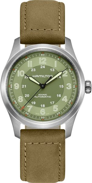 Hamilton Khaki Field Titanium Auto H70205860 + 5 let záruka, pojištění a dárek ZDARMA