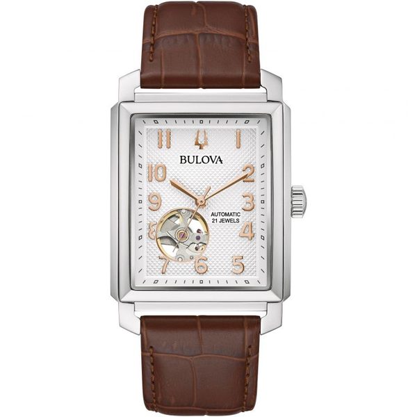 Bulova Sutton Automatic 96A268 + 5 let záruka, pojištění a dárek ZDARMA