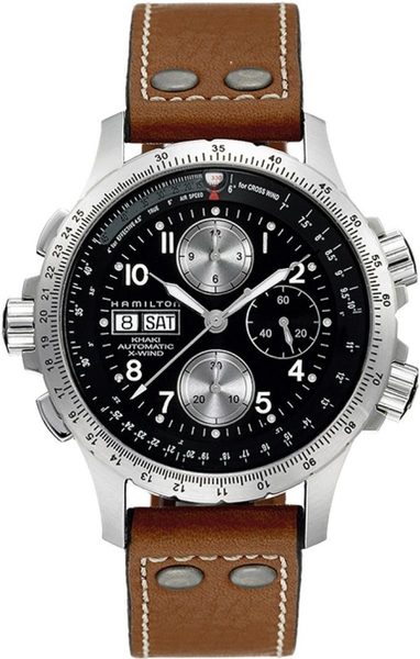 Levně Hamilton Khaki Aviation X-Wind Auto Chrono H77616533 + 5 let záruka, pojištění a dárek ZDARMA