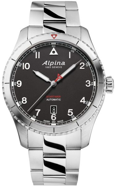 Alpina Startimer Pilot Automatic AL-525BW4S26B + 5 let záruka, pojištění a dárek ZDARMA