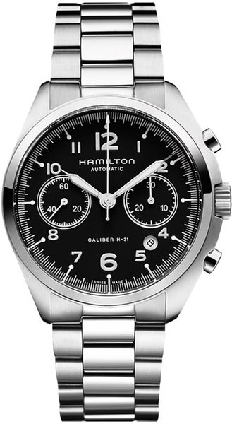 Hamilton Khaki Aviation Pilot Pioneer Auto Chrono H76416135 + 5 let záruka, pojištění a dárek ZDARMA