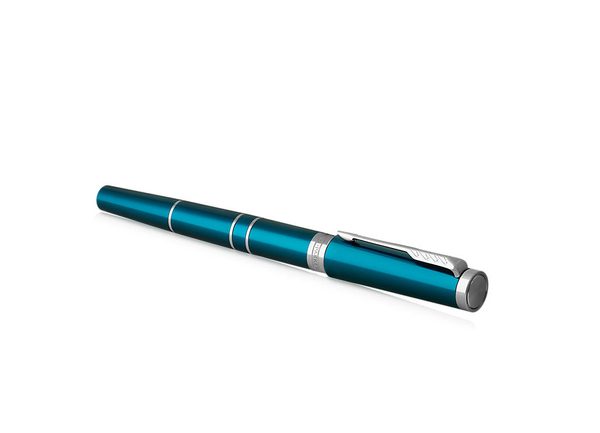 Pero Parker Ingenuity Deluxe Teal CT Slim 1502/6572 - hrot F (slabý)