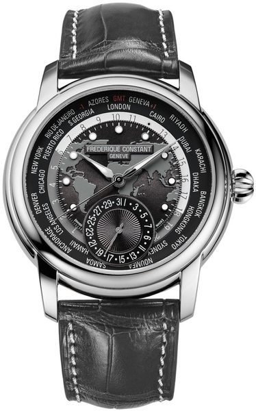 Frederique Constant Manufacture Classic Worldtimer Automatic FC-718DGWM4H6 + 5 let záruka, pojištění a dárek ZDARMA