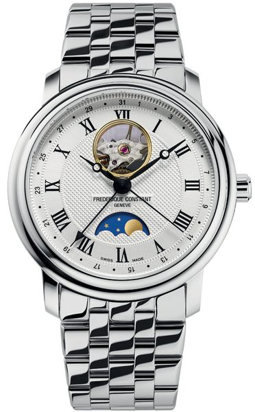 Frederique Constant Classics Heart Beat Moonphase Date Automatic FC-335MC4P6B2 + 5 let záruka, pojištění a dárek ZDARMA