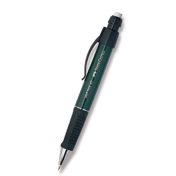 Levně Mechanická tužka Faber-Castell Grip Plus - Výběr barev 0041/1307 - zelená + 5 let záruka, pojištění a dárek ZDARMA