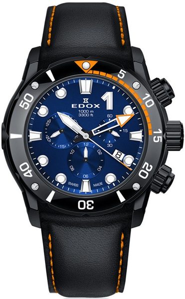 EDOX CO-1 Quartz Chronograph 10242-TINNO-BUIN + 5 let záruka, pojištění a dárek ZDARMA