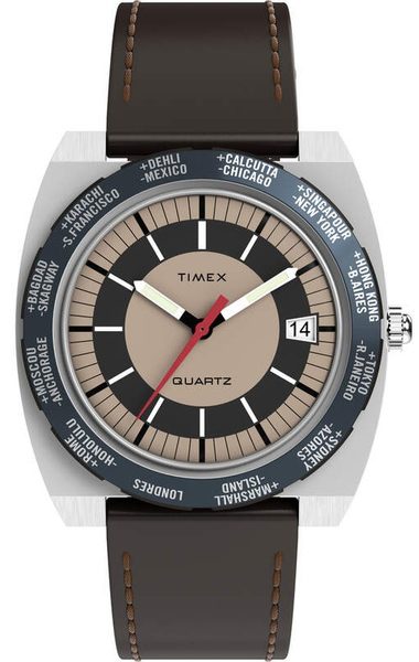 Timex Q Vintage 1972 World Time Reissue TW2Y31300UK