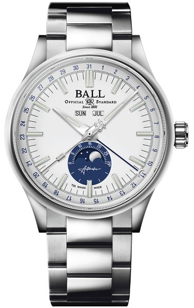 Levně Ball Engineer II Moon Calendar NM3016C-S1J-WH + 5 let záruka, pojištění a dárek ZDARMA