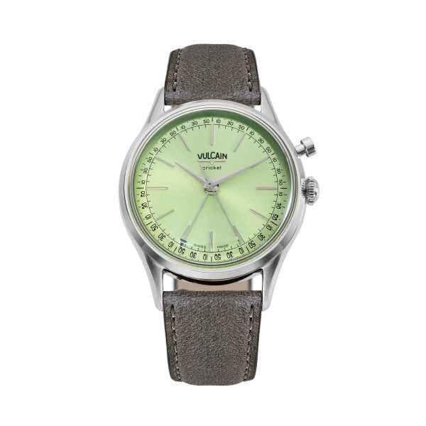 Vulcain Cricket President 36 mm - Pistachio Green - Grey