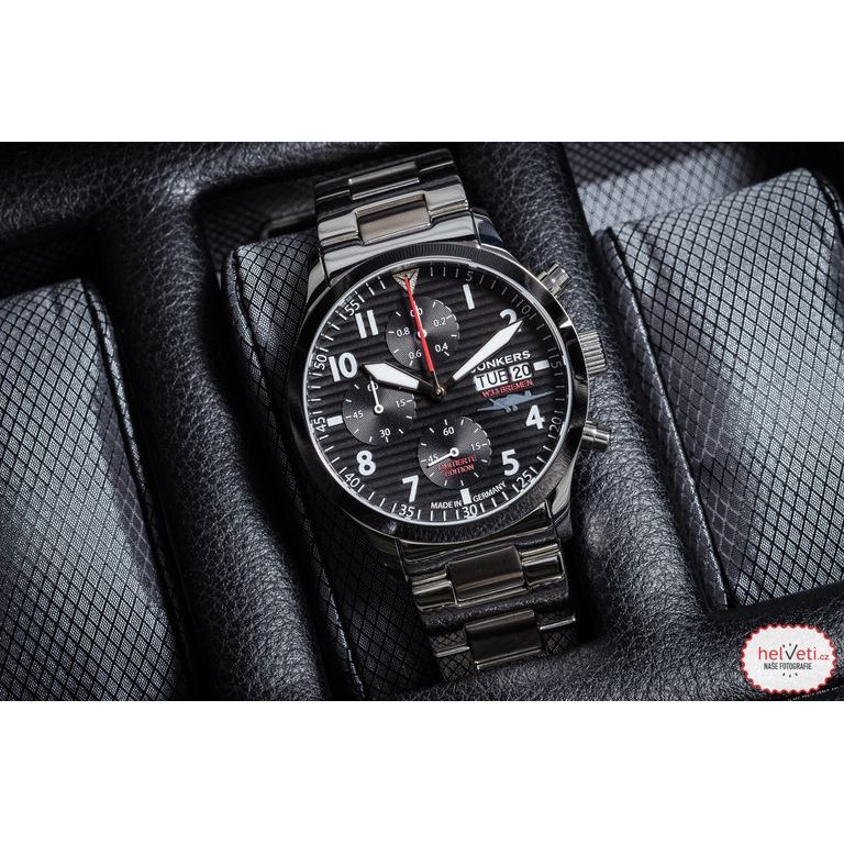Junkers W33 Limited Edition 9.14.02.03.M – Cronografo Uomo In Acciaio Inox, Vetro Zaffiro – Produzione Limitata