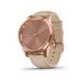 GARMIN VÍVOMOVE 3 LUXE, 18K ROSEGOLD/SANDLEATHER BAND 010-02241-21 - VIVOMOVE3 LUXE - BRANDS