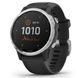 GARMIN FENIX6S SOLAR, SILVER/BLACK BAND 010-02409-00 - GARMIN - ZNAČKY