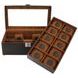 WATCH BOX FRIEDRICH LEDERWAREN CUBANO 27024-6 - WATCH BOXES - ACCESSORIES