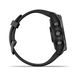 GARMIN FENIX 7S PRO SAPPHIRE SOLAR TITAN CARBON GRAY/ BLACK SILICONE BAND - 010-02539-25 - FENIX 7S - BRANDS