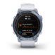 GARMIN FENIX 7 SAPPHIRE SOLAR TITAN BLUE/ WHITE SILICONE BAND - 010-02540-25 - FENIX 7 - ZNAČKY