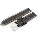 LEATHER STRAP VOSTOK EUROPE FOR ALMAZ NH35A-320A258 - WHITE STITCHING / SHINY BUCKLE - STRAPS - ACCESSORIES