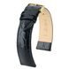 STRAP HIRSCH CROCOGRAIN - BLACK - STRAPS - ACCESSORIES