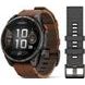 GARMIN FĒNIX® 8 PRO – 47 MM, AMOLED SAPPHIRE, CARBON GREY DLC TITANIUM S CHESTNUT KOŽENÝM ŘEMÍNKEM 010-03198-40 - FENIX 8 PRO 47MM - BRANDS