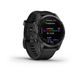 GARMIN FENIX 7S SOLAR GRAY / BLACK SILICONE BAND - 010-02539-13 - FENIX 7S - BRANDS