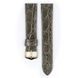 ŘEMÍNEK HIRSCH GENUINE CROCO 1 - ŠEDÝ, LESK - STRAPS - ACCESSORIES