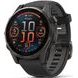 GARMIN FENIX® 8 – 43 MM, AMOLED SAPPHIRE, CARBON GREY DLC TITANIUM, BLACK / PEBBLE GREY SE SILIKONOVÝM ŘEMÍNKEM 010-02903-21 - FENIX 8 43MM - ZNAČKY